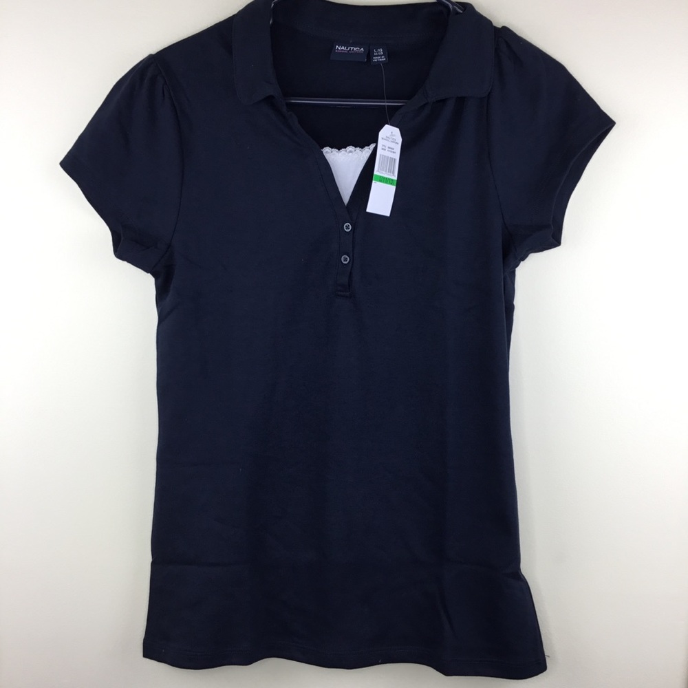 Nautica School Uniform Short Sleeve Junior L 11/13